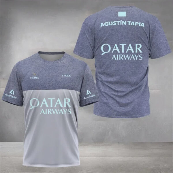 Augustin Tapia NOX Premier Padel Shirt (Dark Grey)